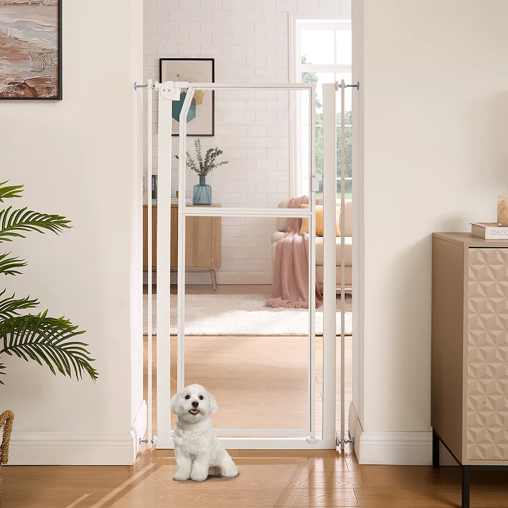 03_2000x Extra Tall Transparent Pet Gate