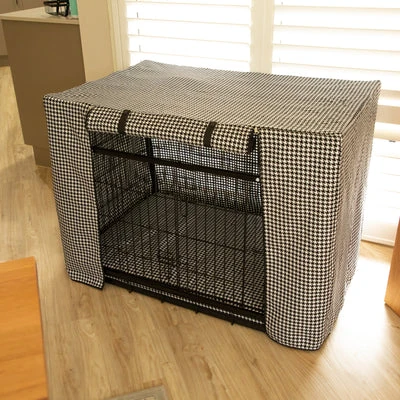 042A6631_400x Luxury Dog Crate Mattress, Houndstooth