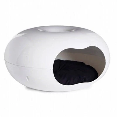 10_e557552c-03bd-4d77-9686-ec3ecf1ab19b_400x Moderna Donut Cat Cave, Plastic Bed for Cats & Small Dogs