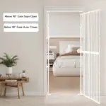 Extra Tall Retractable Pet Gate for Dogs & Cats