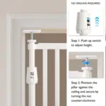 Extra Tall Retractable Pet Gate for Dogs & Cats