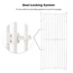 Extra Tall Retractable Pet Gate for Dogs & Cats