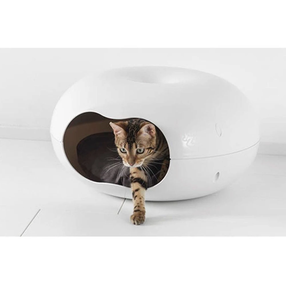 12_ab37b532-1663-4781-a1b4-675f31e7ebbd_2000x Moderna Donut Cat Cave, Plastic Bed for Cats & Small Dogs