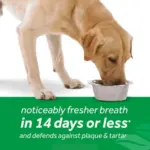 TropiClean Fresh Breath Dental Health Solution for Dogs Original 473mL