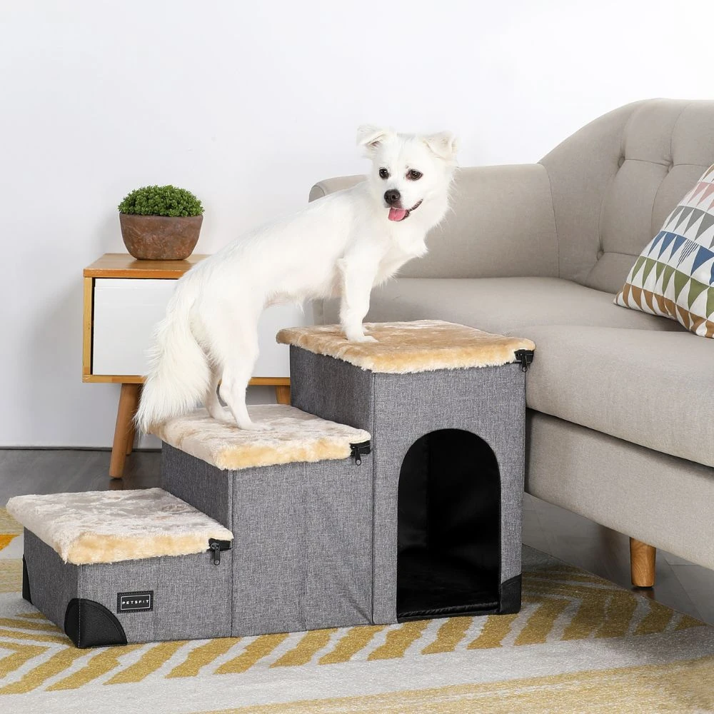 25_08dcd135-869c-44e6-89d0-6930cbe51c63_2000x 3-Step Plush Dog Stairs and Storage