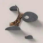 Cat Climber Set of 4 Shelves, Charcoal