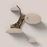 Cat Climber Set of 4 Shelves, Oatmeal