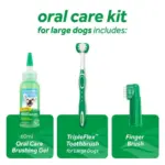 TropiClean Fresh Breath Oral Care Kit for Dogs