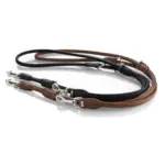 Hunter Rolled Soft Leather Dog Training Leash, Brown