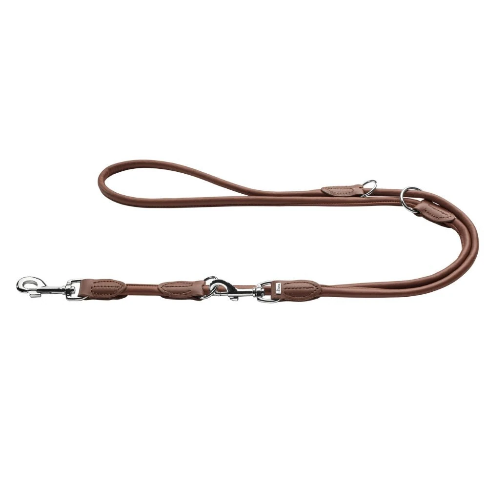 39_33a89073-9a19-4660-9985-1f229f6c9c25_2000x Hunter Rolled Soft Leather Dog Training Leash, Brown