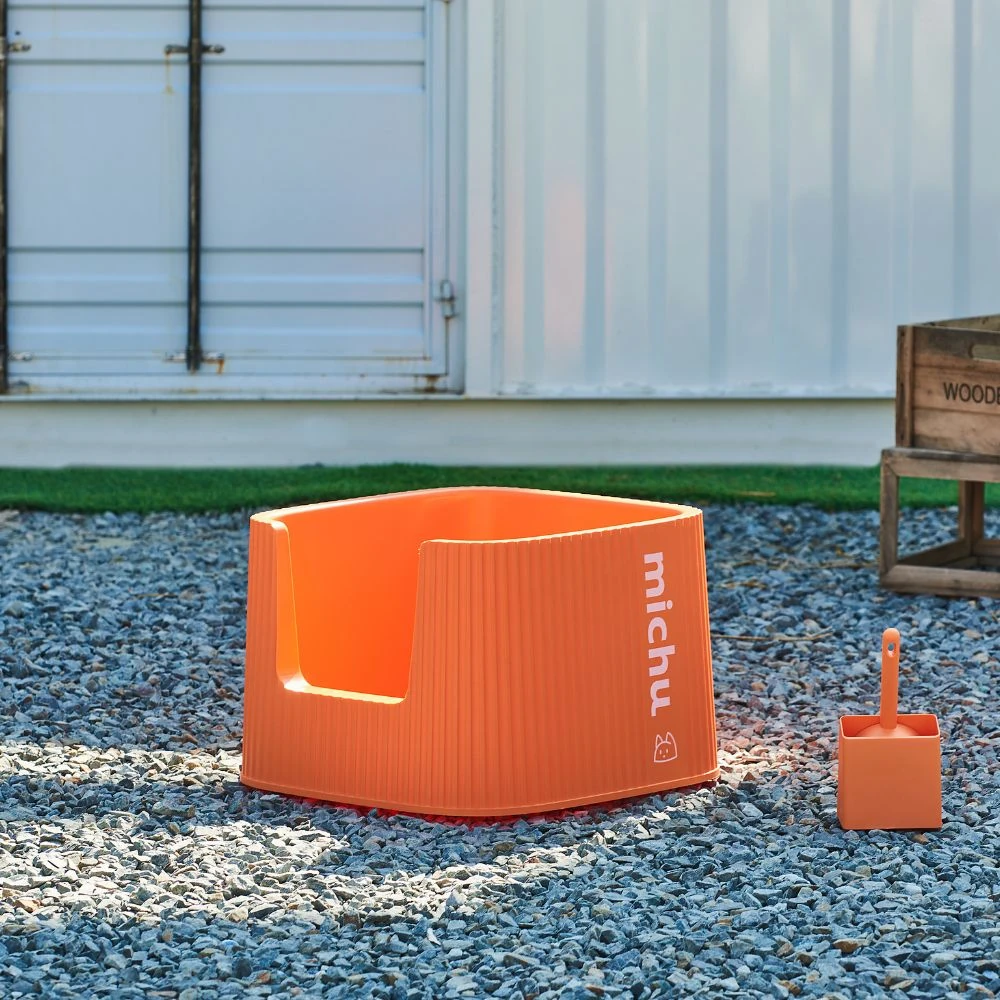 40_08d82b85-ea5d-4071-bb86-2a68bad85435_2000x Michu High Sided Cat Litter Tray, Coral