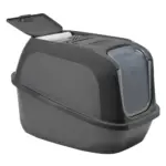 Moderna Mega Deluxe Cat Litter Box, Cool Grey