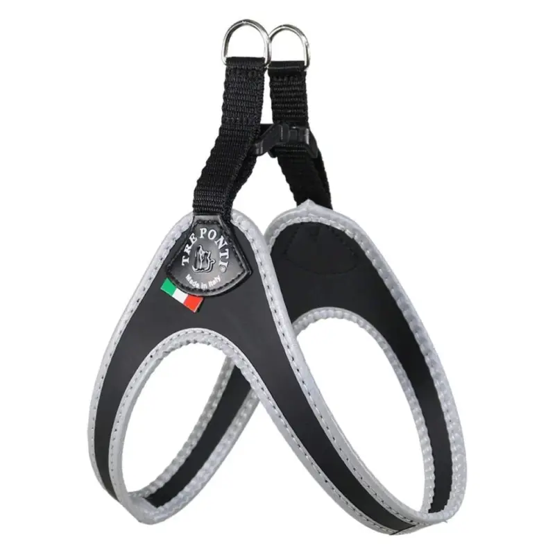 Tre Ponti Genesis Step In Harness for Dogs and Cats, Black