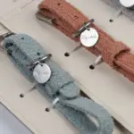 Australian Designed Boucle Dog Collar, Terracotta