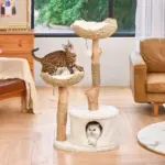 Michu Premium Real Wood Cat Tree | Large