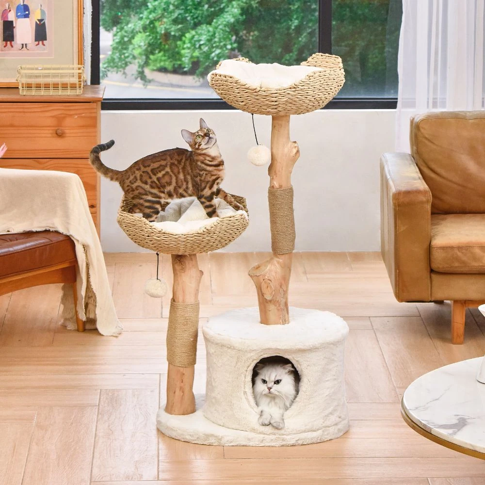 52_d636476c-c32e-40e9-9f9a-9e00ee4639eb_2000x Michu Premium Real Wood Cat Tree | Large