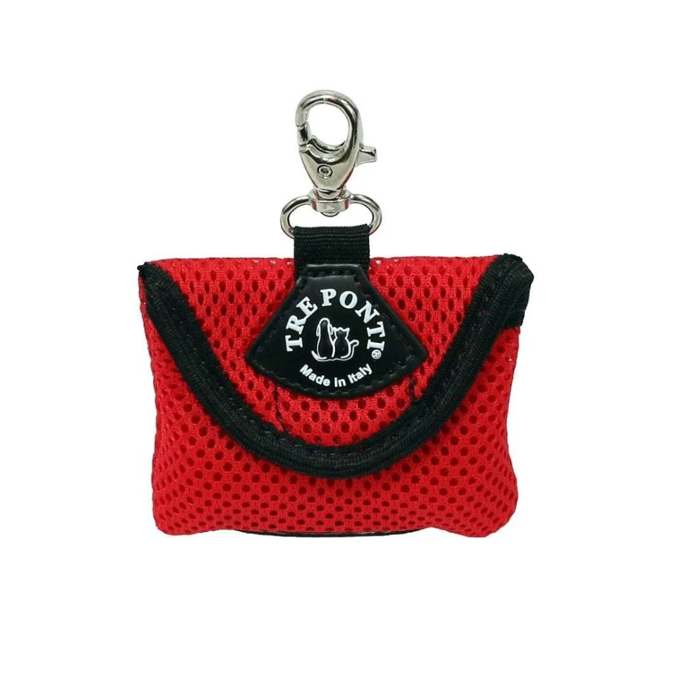 54_02a0e9e1-7a48-441b-8320-98d93c2d6ba1_2000x Tre Ponti Mesh Dog Poop Bag Holder, Red