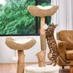 Michu Premium Real Wood Cat Tree | Large