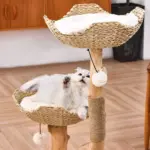 Michu Premium Real Wood Cat Tree | Large