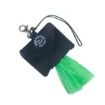 Tre Ponti Mesh Dog Poop Bag Holder, Black