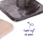 High Bed Scratching Post for Large Cats, Charcoal