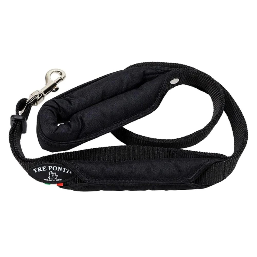62_fd81cc25-8c1a-490c-bae5-664edeb958d8_2000x Tre Ponti Double Handled Dog Leash, Black