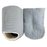 Blue Denim Stripe Cat Cave