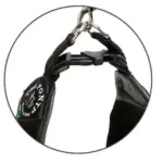 Tre Ponti Mesh Adjustable Girth Easy Fit Pet Harness, Black