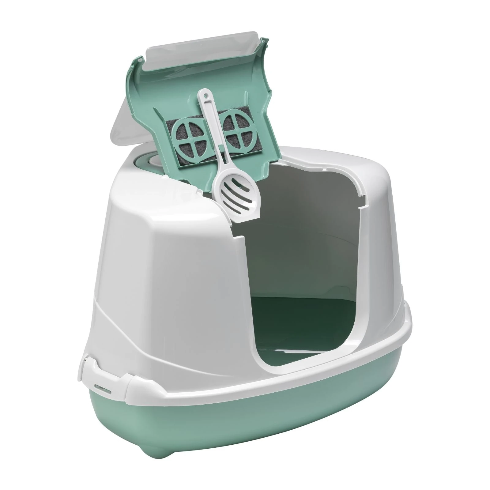 C250-0378.MAIN_d7b7f101-e64e-4611-8be7-36f89d12e82d_2000x Moderna Flip Cat Corner Enclosed Cat Litter Box