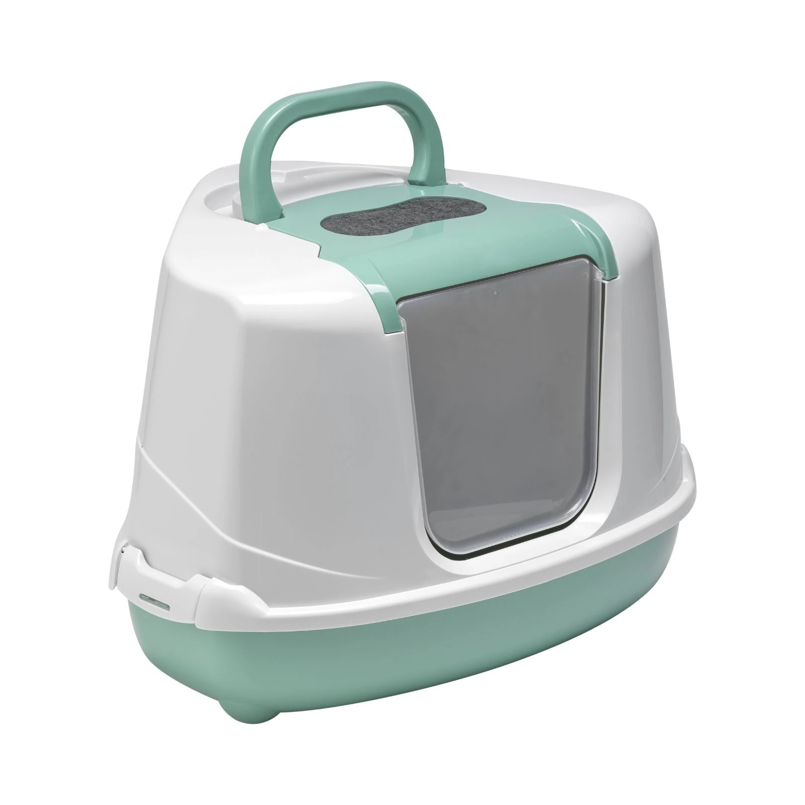 C250-0378.PT_01_2000x Moderna Flip Cat Corner Enclosed Cat Litter Box