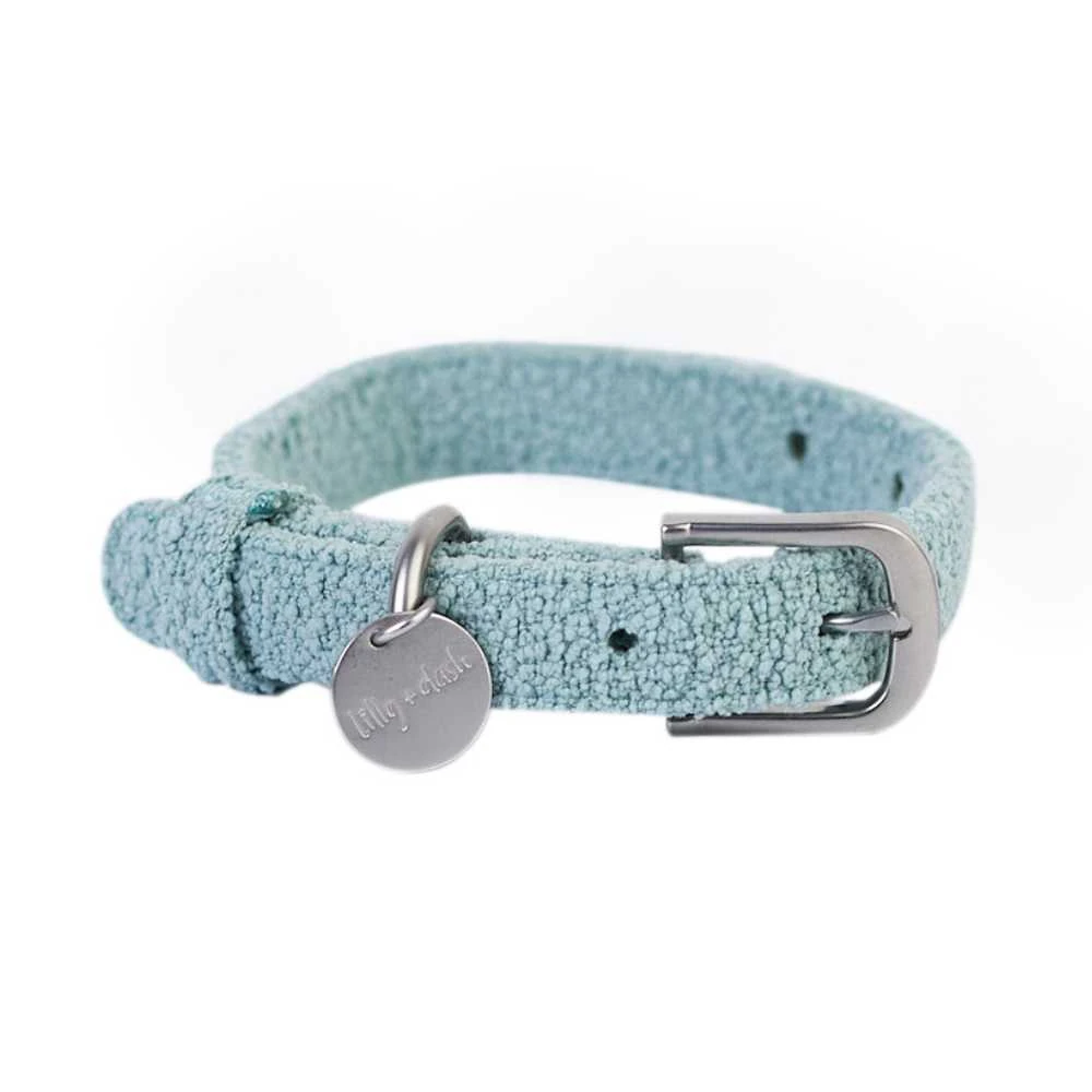 Collarsage_1bc56879-5a67-490b-b82f-438610c25922_2000x Australian Designed Boucle Dog Collar, Sage