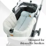 Ibiyaya All Season Pet Stroller Cushion Set, Thames Green