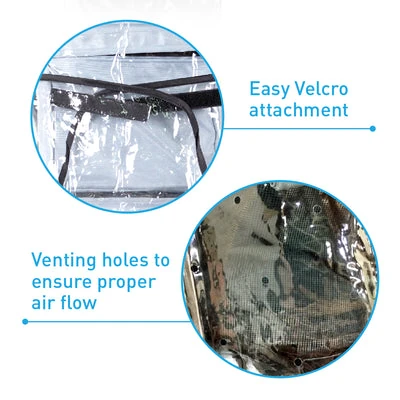 FP130004.PT04_400x Ibiyaya Universal Pet Pram Rain Cover | Medium