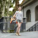 Ibiyaya EVA 5-in-1 Combo Pet Carrier, Pram & Backpack, Chocolate