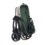 Ibiyaya Retro Luxe Pet Stroller for Cats & Dogs, Soft Sage