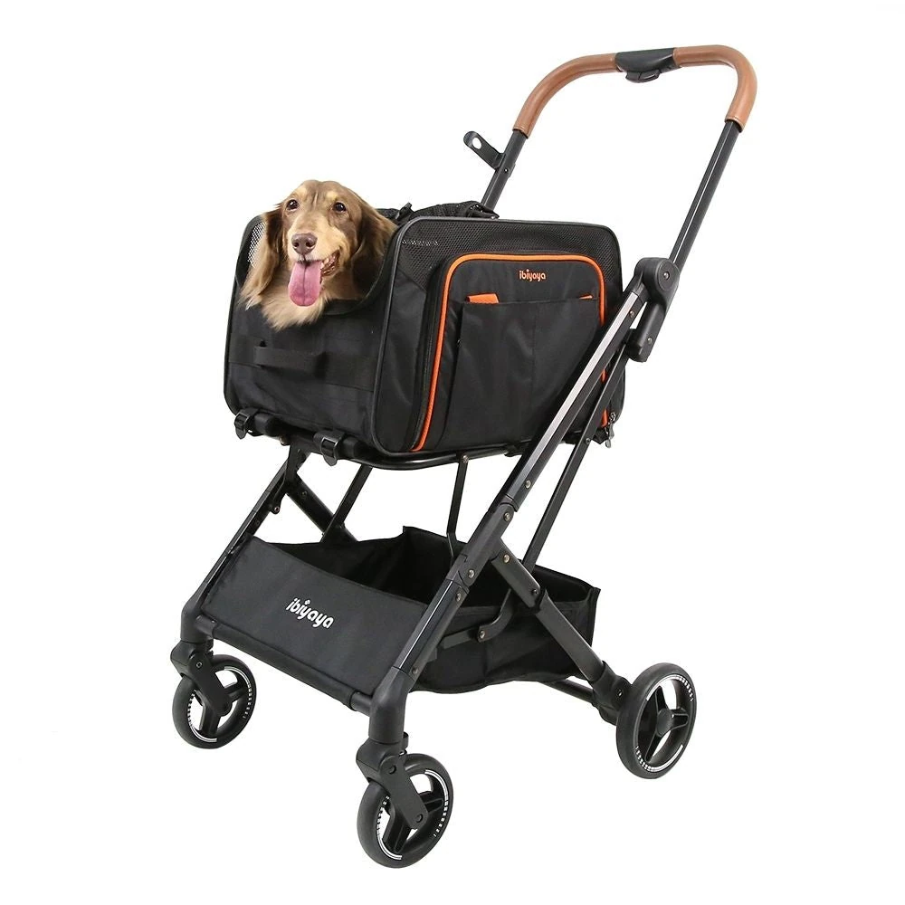 FS2319-BMain_2000x Ibiyaya JetPaw 3-in-1 Pet Stroller with Removable Airline Carrier