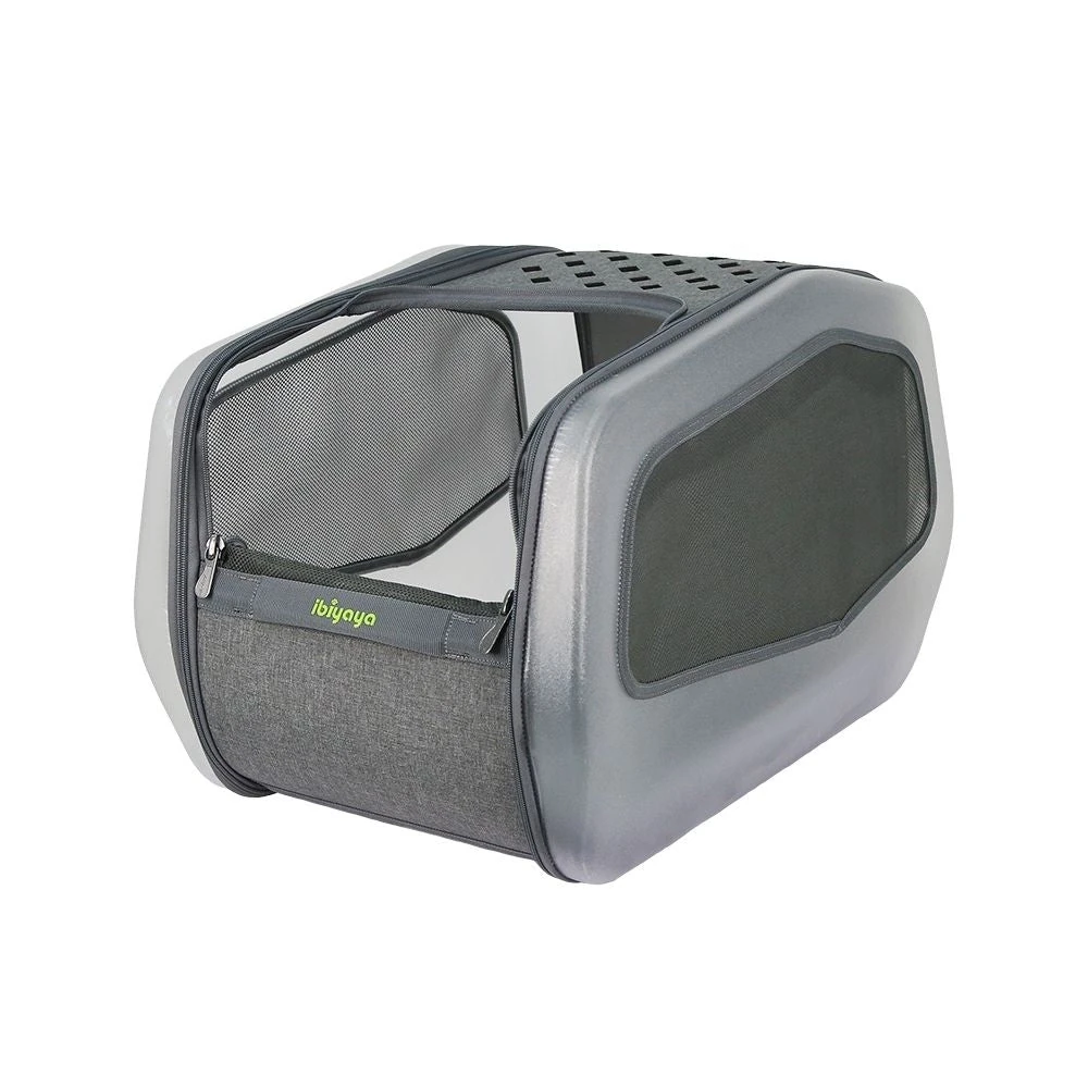 FS2360-G-4_2000x Ibiyaya NeoRider Multipurpose Detachable Pet Stroller, Silver Mist