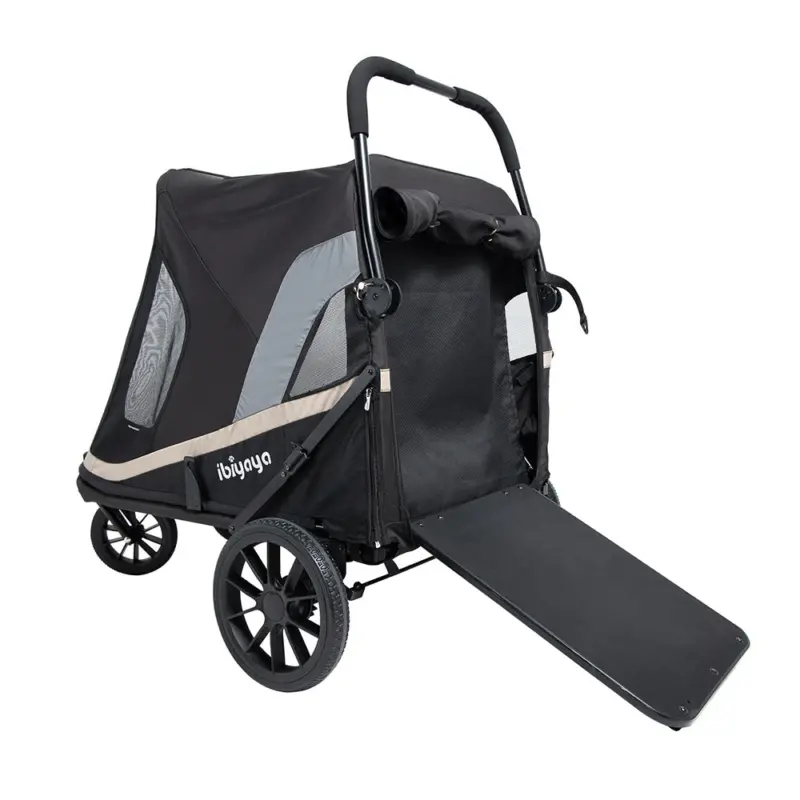 Ibiyaya Grand Cruiser Pet Stroller Accessible Dog Ramp