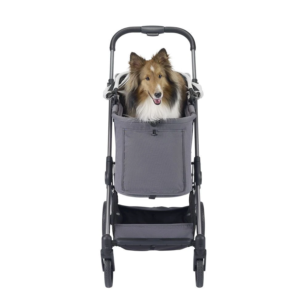 FS2501-G-8_2000x Ibiyaya Maxi Deep Carriage Pet Stroller, Twin Grey