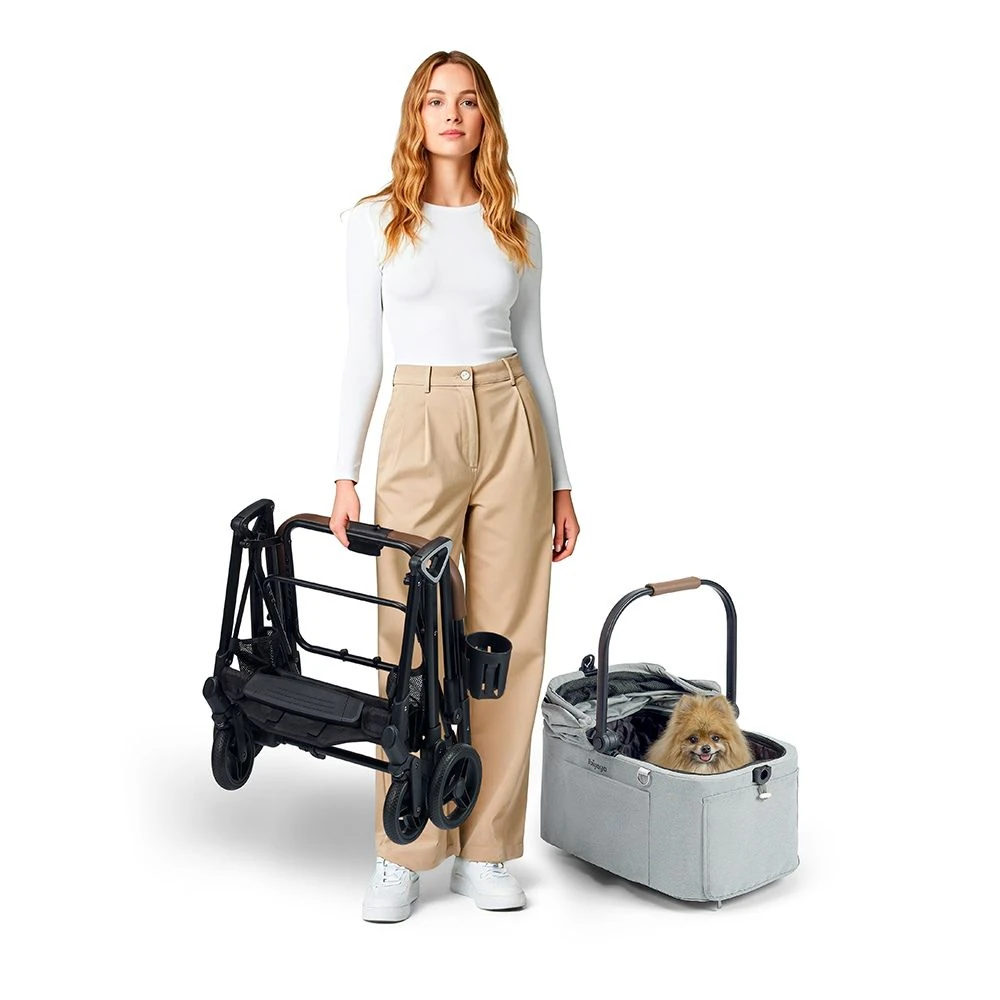 FS2511-G-20_61dfe1c0-62b0-4df9-8ffc-0beb057812dd_2000x Ibiyaya Tinker Small Detachable Pet Stroller, Sage Green