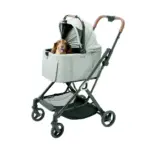 Ibiyaya Tinker Small Detachable Pet Stroller, Sage Green