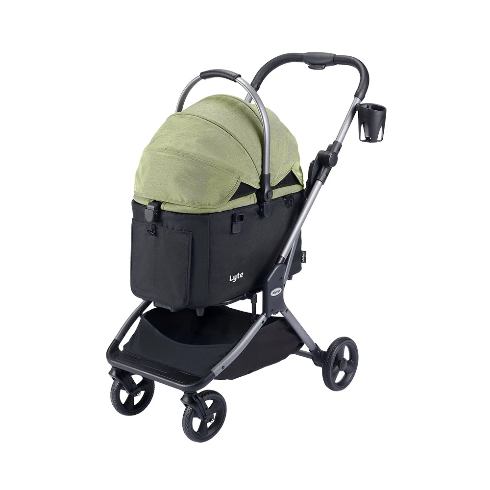 FS2591-G-01_2000x Ibiyaya Lyte 3-in-1 Detachable Pet Stroller, Pickle Green