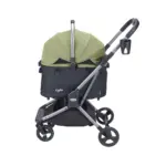 Ibiyaya Lyte 3-in-1 Detachable Pet Stroller, Pickle Green