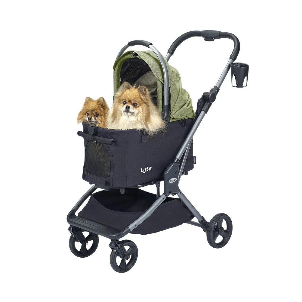 FS2591-G-05_2000x Ibiyaya Lyte 3-in-1 Detachable Pet Stroller, Pickle Green