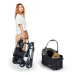 Ibiyaya Lyte 3-in-1 Detachable Pet Stroller, Pickle Green