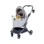 Ibiyaya Lyte 3-in-1 Detachable Pet Stroller, Dusty Apricot