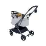 Ibiyaya Lyte 3-in-1 Detachable Pet Stroller, Dusty Apricot