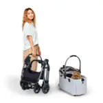 Ibiyaya Lyte 3-in-1 Detachable Pet Stroller, Dusty Apricot
