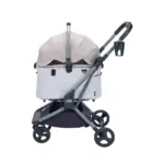 Ibiyaya Lyte 3-in-1 Detachable Pet Stroller, Dusty Apricot