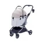 Ibiyaya Lyte 3-in-1 Detachable Pet Stroller, Dusty Apricot
